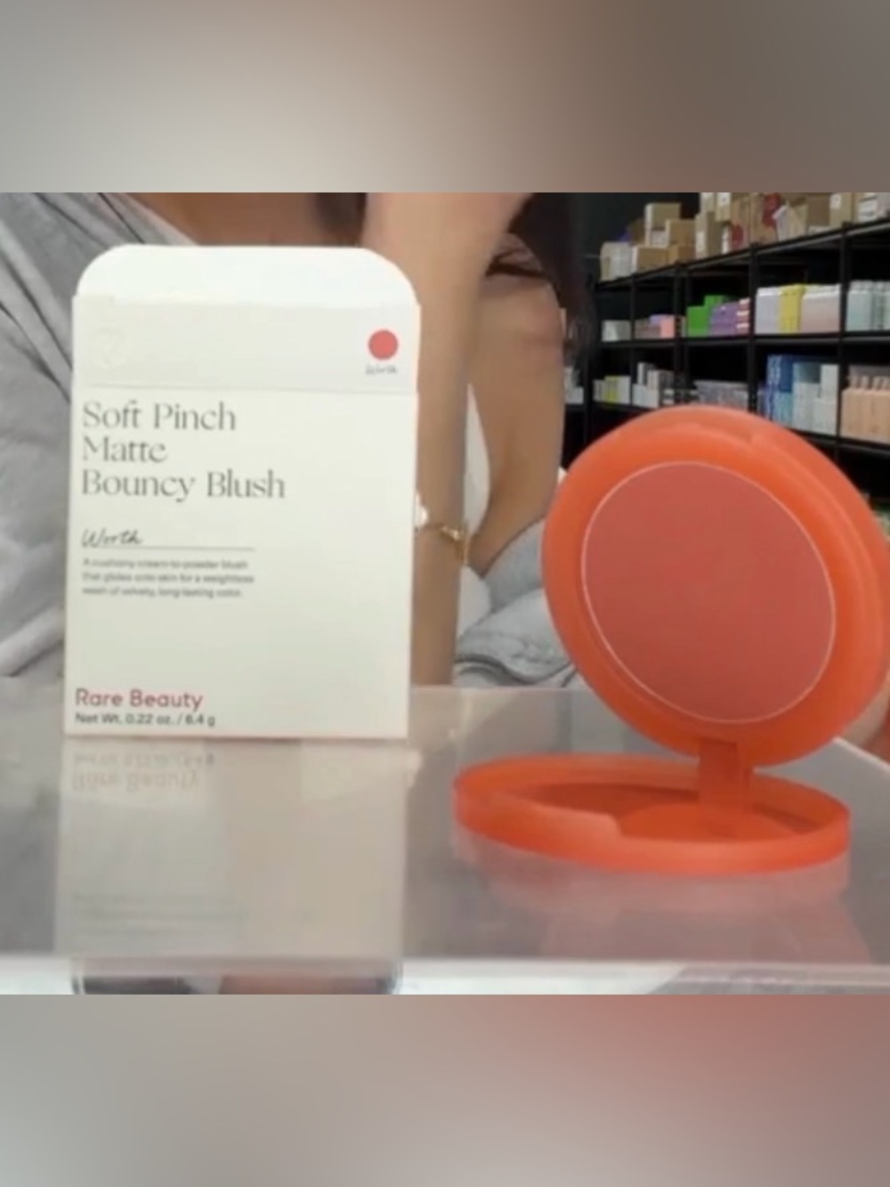 Rare Beauty Soft Pinch Matte Bouncy Blush — Coral